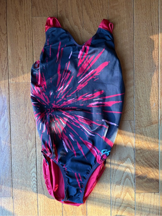 GK Other - Girls' Black & Red GK USA Gymnastics Leotard